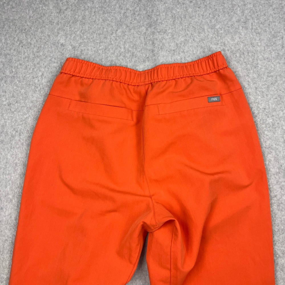 FIGS Scrub Set Mens Medium Orange Tansen Jogger Pants + Leon V-Neck Top 2pc Lot - Picture 11 of 16